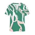 thumbnail image 5 of Aloohaidyvio Plus Size Shirts for Women,Soft Trendy Tops for Women Summer Short Sleeve Trendy Print T-Shirt Casual V Neck Tunic Blouse Loose Basic Tee, 5 of 5