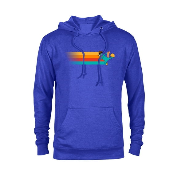 Disney Channel Phineas and Ferb Perry the Platypus - Pullover Hoodie for Adults- Customized-Royal Heather