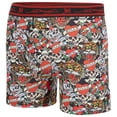 thumbnail image 2 of Ed Hardy Mens 3-Pack Performance Boxer Briefs, Active Stretch Dry Fit Print Boxers, Multicolor Male Underwear, Medium, 2 of 8