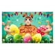 thumbnail image 2 of Decoraciones de Pascua, adornos de Pascua, regalos de Pascua, fondo de actividades para cenas de Pascua, fondo de huevos de conejito, decoración de tela colgante, accesorios para fotos, fondo de Pascu, 2 of 6
