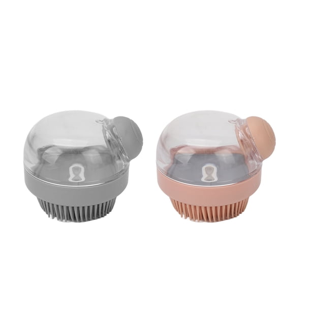 Depurador De La Ducha Del Silicón, Piel Cómoda 2pcs Del Cepillo Del Cuerpo Del Silicón Del Apretón Para El Uso Diario