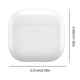 thumbnail image 3 of Funda Silicona para Airpods 4 (2024) Protectora Skin() Blanco, 3 of 9
