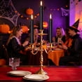 thumbnail image 5 of Handied Lack Flameless Taper Candles Flickering 7 Inches Battery Operated 6 Pcs Realistic LED Candlesticks Made Of Plastic For Halloween Home Decor, 5 of 5