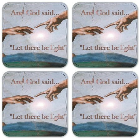 

Vinyl Drink Coasters - Set of 4 - Michelangelo: God
