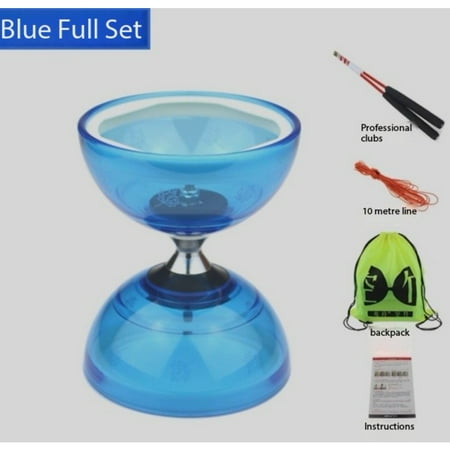 Luminous Triple Bearing Double-end Diabolo with Rods String Exercise-