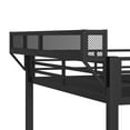 thumbnail image 6 of HICOMILA Bunk Bed with Bookshelves and LED Lights, Queen Over Queen Bunk Bed with Pull-Out Folding Bed, Heavy Duty Metal Bunk Bed Frame USB Ports and Storage Drawers (Black), 6 of 8