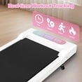 thumbnail image 5 of Leumius 2 in 1 Treadmill for Home/Office,300 Lbs Walking Pad Treadmill with Handle Bar and Adjustable Incline,Under Desk Treadmill with Remote Control,White, 5 of 17