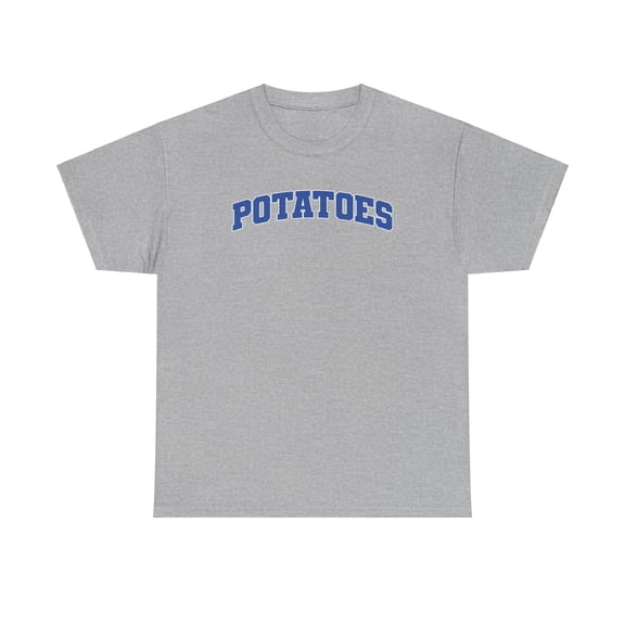 Potato Shirt Gifts Tshirt Crew Neck Short Sleeve