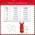 thumbnail image 6 of SmileyUS Santa Elk Dog Costume Christmas Pet Hoodie Coat Clothes Dog Pet Clothing Winter Autumn Fit for Puppy Dog Teddy Chihuahua Yorkshire Poodle Maltese Puppy Pug (Coffe-XS), 6 of 10