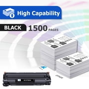 A AZTECH 83A 83X Toner Cartridge Compatible for 83A CF283A CF283X LaserJet Pro MFP M127fw M127fn M225dn M225dw LaserJet Pro M201dw M201n Printer (Black, 2-Pack)