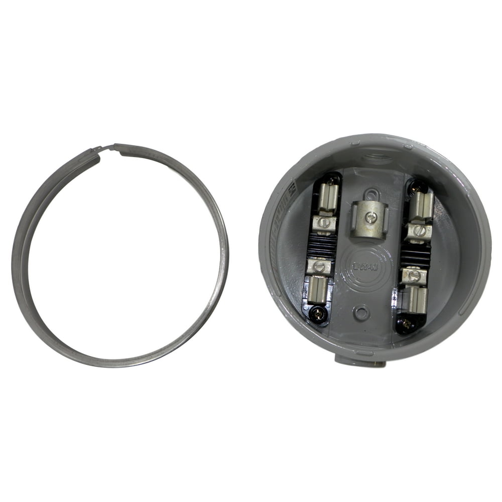 Eaton MSR1004T 100A 4Terminal Single Position Round Meter Socket