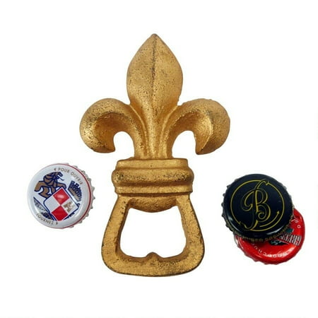 

Design Toscano Fleur de Lis Cast Iron Bottle Opener