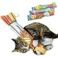 thumbnail image 1 of Juguetes de pez, juguete para patear gatos para gatitos de interior, los ratones de juguete están enriquecidos con hierba gatera pura y potente, rosa/naranja/amarillo, 1 of 5