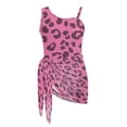 thumbnail image 7 of SEANATIVE 7-8 Year Kid Girl Swimsuit with Mesh Skirt Coverup One Piece Bathing Suit Comfortable Stretch Summer Swimwear with Adjustable Strap, Pink Leopard Print, 7 of 7