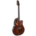 thumbnail image 5 of Ovation Celebrity Elite Plus Mid-Depth Cutaway Acoustic Electric Guitar (Tiger Eye), 5 of 12