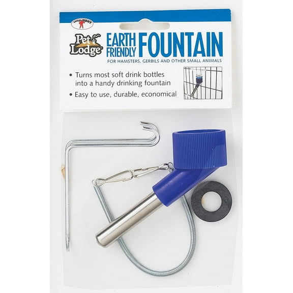 Pet Lodge Soda Bottle Converter Kit 24 fl oz Earth Friendly Mounted Small Animal Water Bottle