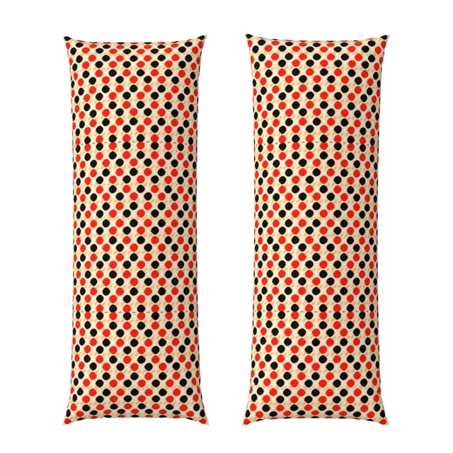 Lukts Table Tennis Rackets for Body Pillowcase,Long Body Double Printed Pillow Cover 20 x 54 inches Cool and Breathable with Zipper