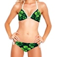 thumbnail image 2 of Saint Patrick's Day Detachable Sponge Adjustable Strap Bikini Set Two-Pack for Swimwear and Beachwear, 2 of 6