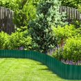 thumbnail image 3 of Flexible Lawn Edging 9m x 20cm, Wavy Plastic Grass Border, Root Barrier, Green - Compatible with Most Brands, 3 of 5