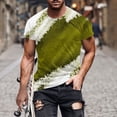 thumbnail image 2 of Afuyipoi Short Sleeve T-Shirt Mens,Crew Neck Comfort Casual Graphic Tees Army Green M, 2 of 6