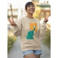 thumbnail image 2 of Image Conscious Helping Trunks Sweatshirt Women's -Jay Fleck Designs, 2 of 4