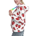 thumbnail image 2 of Haiem Hand Drawn Strawberry for Women's Fashion Hoodies & Sweatshirts with Kangaroo Pocket,Hooded Sweatshirt with Eye-catching Drawstrings-X-Large, 2 of 7