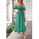 thumbnail image 3 of Vestido Mujer PRETTYGARDEN Midi con Mangas Abullonadas y Escote Cuadrado M, 3 of 8