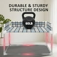thumbnail image 3 of Bedside Window Pet Cat Bed - Dog Bed with Guardrail Extension Attached to Human Bed Height Elevated Dogs Cats Window Perch Bedside Dog Cot Sleeper Hammock Furniture Pet Beds (34'' x 20'' x 24''), 3 of 6