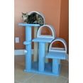 thumbnail image 3 of Armarkat Classic Real Wood Cat Tree Model B3803, 38 inch Sky Blue, 3 of 10