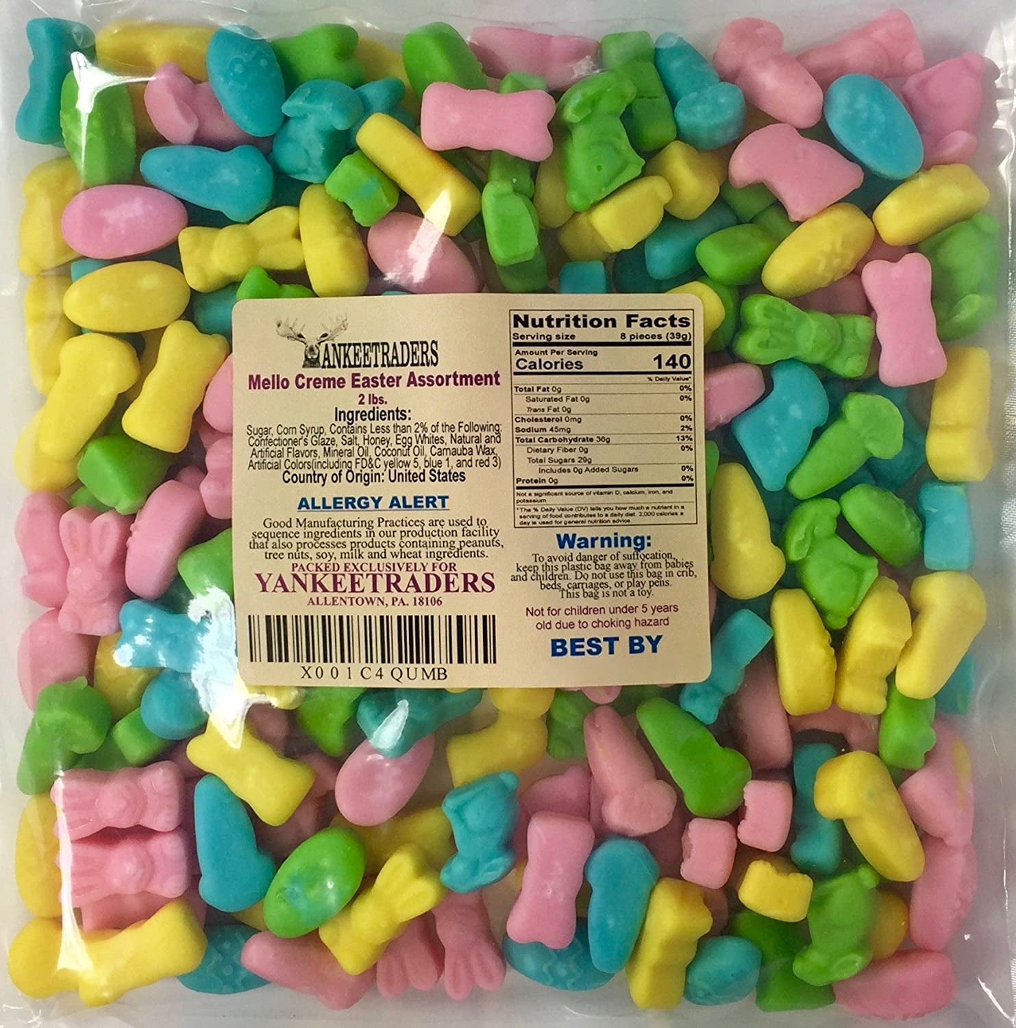 Classic Mello Creme Candy, Easter, Spring Assortment, Bulk, 2 POUNDS