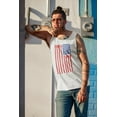 thumbnail image 3 of Old Glory Mens 4th Of July Stars and Strings Guitar American Flag Sleeveless Graphic Tank Top, 3 of 6