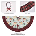 thumbnail image 4 of Sigee Ragonfly And Ladybug for Christmas Decoration Tree Skirt Christmas Plaid Tree Skirt,Christmas home decor Holiday Tree Skirt Fits TChristmas Tree-30", 4 of 6