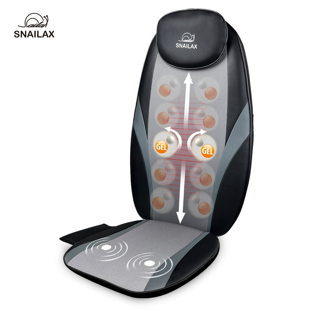 Snailax Shiatsu Back Massager With Heat Massage Chair Pad Massage