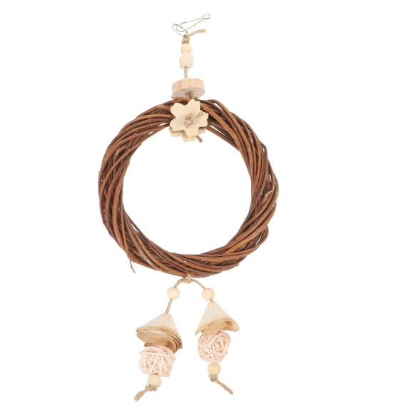 BESTYASH Parrot Wood 1Pack Bird Playtime Accessory Foraging