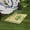 Beige & Green, variant on (2 pack) Auto Drive Ad Home Is Where 6'x9' Patio Mat, Good for RV and Garden Patios, Polypropylene, Beige