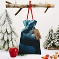 thumbnail image 6 of Fuzoiu 3D Realistic Shark Print Christmas Gift Bag,Burlap Gift Bag with Drawstring Closure & Hang Tag,Perfect for Holidays, Birthdays, and Special Occasions-Medium, 6 of 7