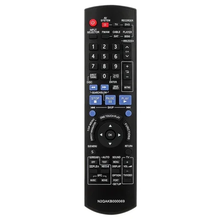Replace Remote Control for Panasonic AV Receiver SA-BX500 SA-BX500PP