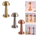 thumbnail image 4 of Lámpara de mesa LED con protección para los ojos, de metal, para uso en hoteles, bares o restaurantes; lámpara de mesita de noche recargable por USB; lámpara de mesa con barra dorada, 4 of 5