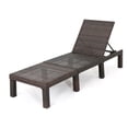 thumbnail image 2 of Noble House Jamaica Chaise Longue en Osier Multibrun pour Extérieur Sans Coussin, 2 of 22