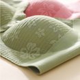 thumbnail image 6 of NIEWTR Seamless Front Closure Jelly Bras for Women No Underwire | Full Coverage, Daisy Bras for Older Women, Push Up, Back Smoothing, Wide Fixed Straps(Light Blue,M), 6 of 9