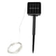 thumbnail image 1 of Cadena de luz con energía solar de chips de 100 LED para decoración de fiestas de festivales de jardín 10 m, 1 of 8