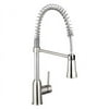 Spring Coil Pull-Down Rv Kitchen Faucet - Brushed Satin Nickel