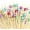Multicolor, variant on Minzimin 100 Counts Cocktail Picks, Fancy Toothpicks for Appetizers, Tricolor Pearl Wooden Sticks for Party Supplies, Valentine's Day Food Picks for Party