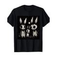 thumbnail image 1 of T Shirt Men'S Summer Round Neck Short Sleeve Featuring a Cute Yet Scary Rabbit Design with a Gothic Georgian Style, 1 of 5