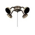 thumbnail image 2 of Minkaaire Ma K1 4 Light Fitter Fan Light Kit - Bronze, 2 of 3