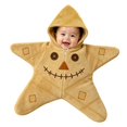 thumbnail image 3 of Shadoumai Baby Starfish Halloween Onesie Winter Jumpsuit Starfish Swaddle Bag Thick Wearable Starfish Baby Onesie, 3 of 7