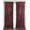 Burgundy, variant on Chezmoi Collection Lux Tan Crushed Velvet Curtains 2 Panel Set, Room Darkening Luxury Distressed Velvet Rod Pocket Window Drapes for Living Room Bedroom 50" W x 84" L