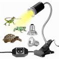 thumbnail image 1 of Kit Lampe Chauffante Tortue Terrestre Lampe Reptiles Chauffante avec 2 Ampoule UVA UVB 25W 50W Lampe Tortue Terrestre de Base Longue 360 Rotation pour, 1 of 5