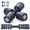 Gray, variant on EAST MOUNT Adjustable Weight Dumbbells Set of 2 4 in 1 Hand Weights for Women 2lb/3lb/4lb/5lb/6lb Dumbbell Weights Set for Home Gym Workout
