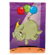 Carolines Treasures APH8244GF Happy Birthday Elephant Flag Garden Size  Small multicolor